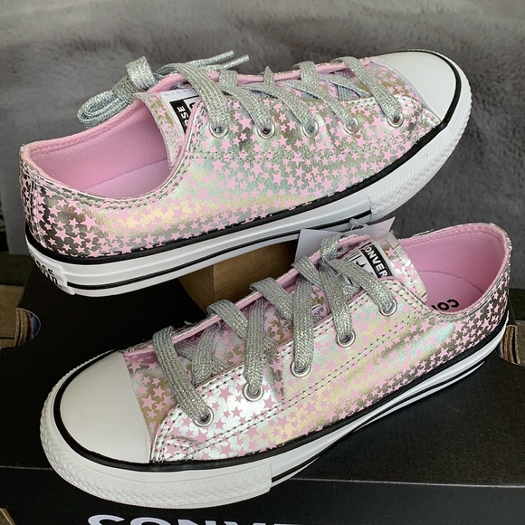 CONVERSE CTAS OX PINK GLAZE/SILVER WHITE WMNS - Picture 12 of 15